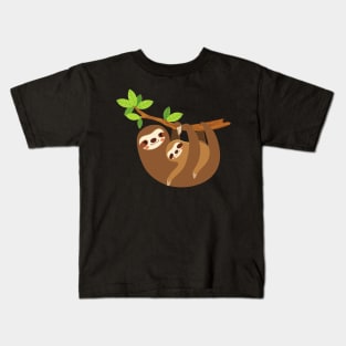 Sloth Mama Kids T-Shirt